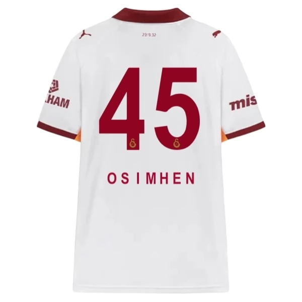 Galatasaray Osimhen 45 Nogometni Dresovi Gostujući 2025/26 Galatasaray Osimhen 45 Nogometni Dresovi Gostujući 2025/26