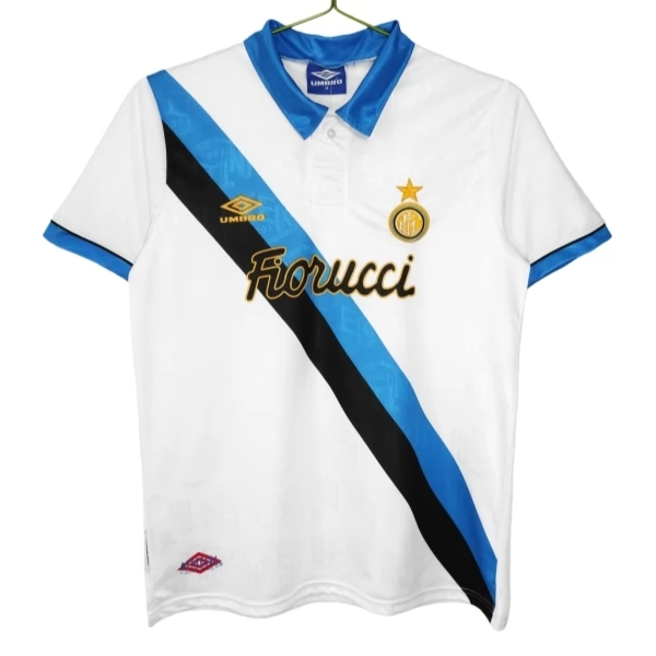 Inter Milan Gostujući Nogometni Dresovi Retro 1994-95 Komplet Inter Milan Gostujući Nogometni Dresovi Retro 1994-95 Komplet