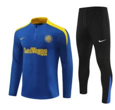 Inter Milan Trenirka Komplet 2024/25 - 1-4 Zip Plava