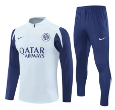 Inter Milan Trenirka Komplet 2025/26 - 1-4 Zip Siva