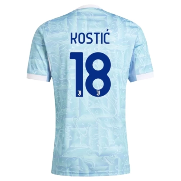 Juventus Kostić 18 Gostujući Nogometni Dresovi 2025/26 Juventus Kostić 18 Gostujući Nogometni Dresovi 2025/26