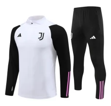 Juventus Trenirka Komplet 2023/24 - 1-4 Zip Bijela Crna