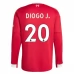 Liverpool Diogo J. 20 Nogometni Dresovi Domaći 2025/26 Dugi Rukav
