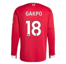 Liverpool Gakpo 18 Nogometni Dresovi Domaći 2025/26 Dugi Rukav