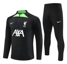 Liverpool Trenirka Komplet 2023/24 - 1-4 Zip Crna