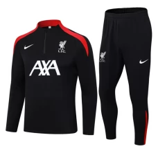 Liverpool Trenirka Komplet 2024/25 - 1-4 Zip Crna