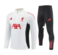 Liverpool Trenirka za Trening Komplet 2025/26 - 1-4 Zip Bijela