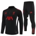 Liverpool Trenirka za Trening Komplet 2025/26 - 1-4 Zip Crna