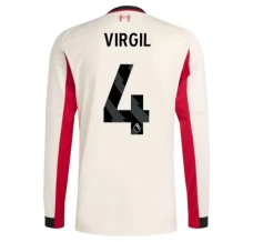 Liverpool Virgil 4 Nogometni Dresovi Gostujući 2025/26 Dugi Rukav