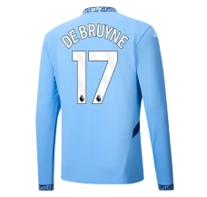 Manchester City De Bruyne 17 Nogometni Dresovi Domaći 2024/25 Dugi Rukav