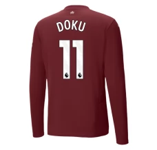 Manchester City Doku 11 Nogometni Dresovi Treći 2024/25 Dugi Rukav