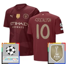 Manchester City Grealish 10 Nogometni Dresovi Treći Champions League With Patch 2024/25
