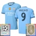 Manchester City Haaland 9 Nogometni Dresovi Domaći Champions League With Patch 2024/25