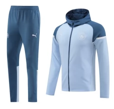 Manchester City Jakna Trenirka Komplet 2024/25 - Kapuljačom Plava