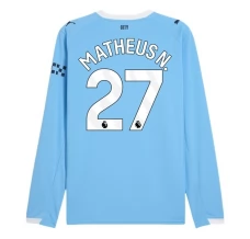 Manchester City Matheus N. 27 Nogometni Dresovi Domaći 2025/26 Dugi Rukav