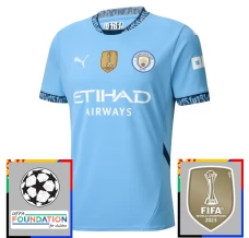 Manchester City Nogometni Dresovi Domaći Champions League With Patch 2024/25