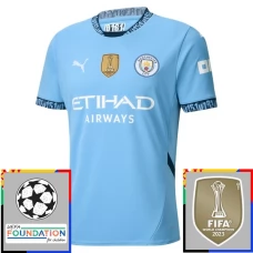 Manchester City Nogometni Dresovi Domaći Champions League With Patch 2024/25