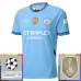 Manchester City Nogometni Dresovi Domaći Champions League With Patch 2024/25