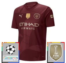 Manchester City Nogometni Dresovi Treći Champions League With Patch 2024/25