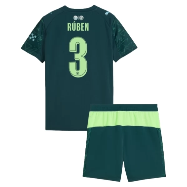Manchester City Rúben 3 Dječji Domaći Nogometni Dresovi Fourth 2025/26 Komplet Manchester City Rúben 3 Dječji Domaći Nogometni Dresovi Fourth 2025/26 Komplet