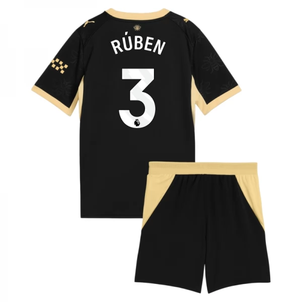 Manchester City Rúben 3 Dječji Gostujući Kit 2026/27 Manchester City Rúben 3 Dječji Gostujući Kit 2026/27