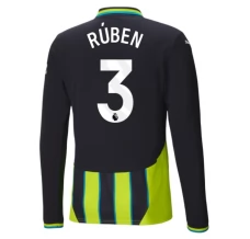 Manchester City Rúben 3 Nogometni Dresovi Gostujući 2024/25 Dugi Rukav