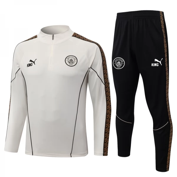 Manchester City Trenirka 2026/27 - 1-4 Zip Bež Manchester City Trenirka 2026/27 - 1-4 Zip Bež
