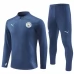 Manchester City Trenirka Komplet 2024/25 - 1-4 Zip Mornarsko Plavo