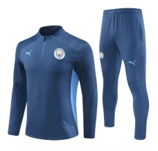 Manchester City Trenirka Komplet 2024/25 - 1-4 Zip Plava