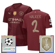 Manchester City Walker 2 Nogometni Dresovi Treći Champions League With Patch 2024/25