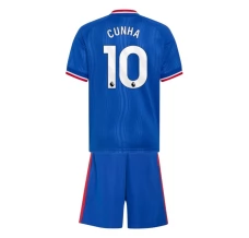 Manchester United Cunha 10 Dječji Gostujući Kit 2026/27