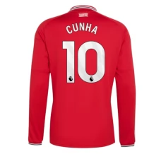 Manchester United Cunha 10 Domaći Dres 2026/27 Dugi Rukav Manchester United Cunha 10 Domaći Dres 2026/27 Dugi Rukav