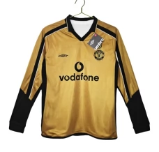 Manchester United Nogometni Dresovi Gostujući Retro Centenary 2001-02 Dugi Rukav