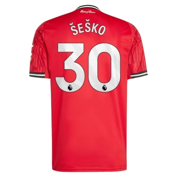 Manchester United Šeško 30 Nogometni Dresovi Domaći 2025/26 Manchester United Šeško 30 Nogometni Dresovi Domaći 2025/26