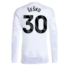 Manchester United Šeško 30 Nogometni Dresovi Gostujući 2025/26 Dugi Rukav