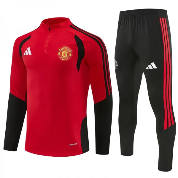 Manchester United Trenirka 2026/27 - 1-4 Zip Crvena Manchester United Trenirka 2026/27 - 1-4 Zip Crvena