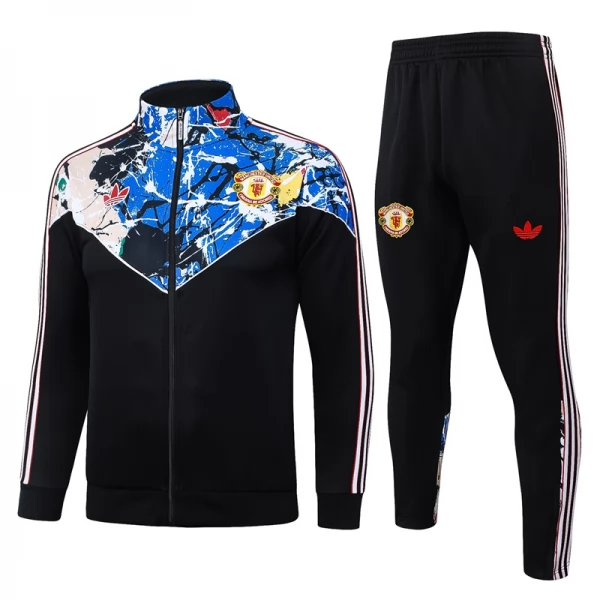 Manchester United Trenirka(Jakna + Hlače) 2026/27 - Crna Manchester United Trenirka(Jakna + Hlače) 2026/27 - Crna