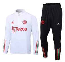 Manchester United Trenirka Komplet 2023/24 - 1-4 Zip Bijela