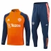 Manchester United Trenirka Komplet 2024/25 - 1-4 Zip Orange