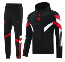 Manchester United Trenirka za Trening Komplet 2025/26 - Hoodie Crna
