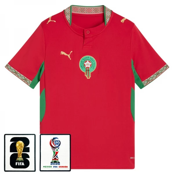 Maroko Domaći Dres Svjetsko Prvenstvo 2026 s Patch Maroko Domaći Dres Svjetsko Prvenstvo 2026 s Patch