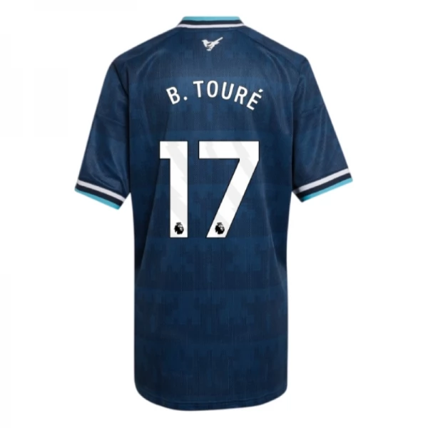 Newcastle United B.Touré 17 Gostujući Dres 2026/27 Newcastle United B.Touré 17 Gostujući Dres 2026/27