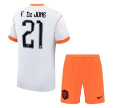 Nizozemska F.De Jong 21 Dječji Gostujući Kit Svjetsko Prvenstvo 2026