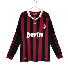 Nogometni Dresovi AC Milan Domaći Retro 2009-10 Dugi Rukav
