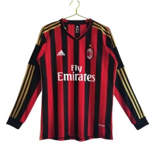Nogometni Dresovi AC Milan Domaći Retro 2013-14 Dugi Rukav