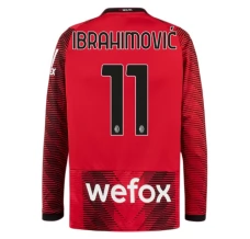 Nogometni Dresovi AC Milan Ibrahimović 11 Domaći 2023/24 Dugi Rukav