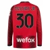 Nogometni Dresovi AC Milan Messias Jr 30 Domaći 2023/24 Dugi Rukav Nogometni Dresovi AC Milan Messias Jr 30 Domaći 2023/24 Dugi Rukav
