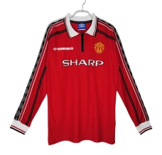 Nogometni Dresovi Manchester United Domaći Retro 1998-99 Dugi Rukav