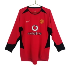 Nogometni Dresovi Manchester United Domaći Retro 2002-04 Dugi Rukav
