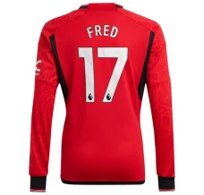 Nogometni Dresovi Manchester United Fred 17 Domaći 2023/24 Dugi Rukav